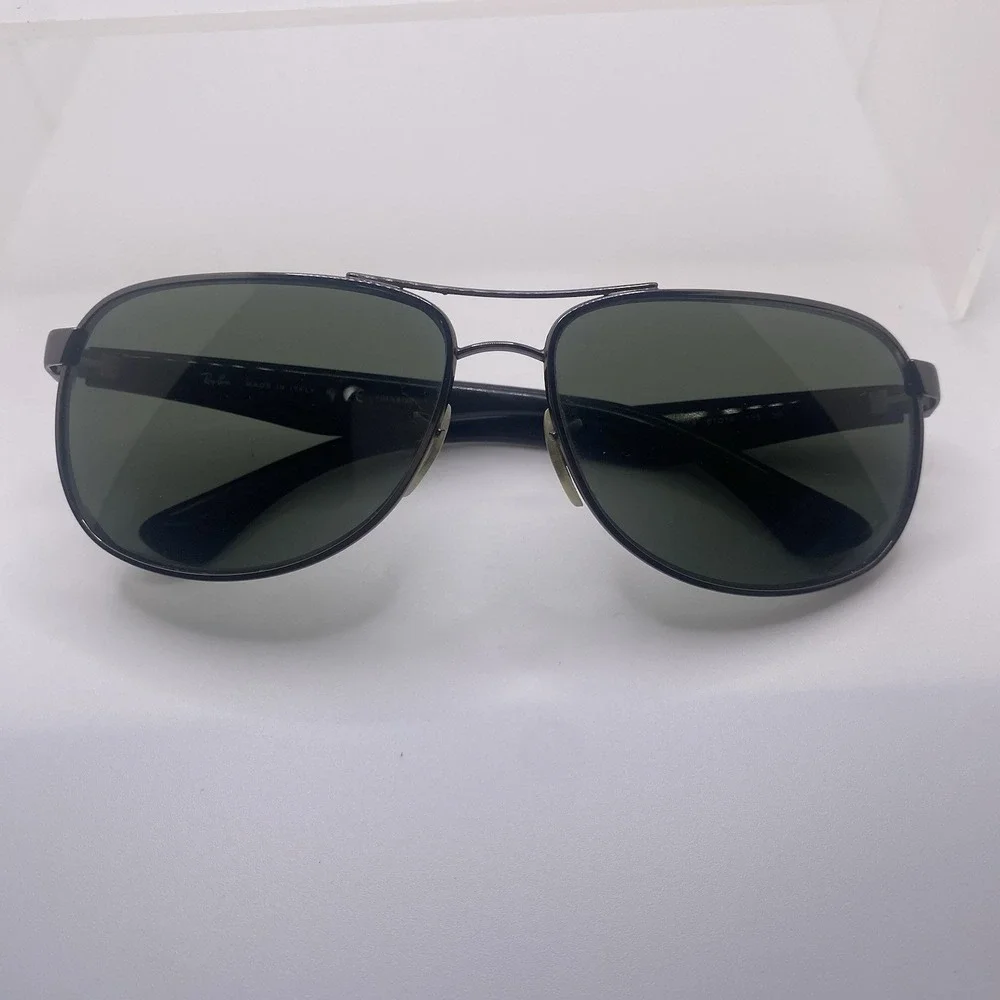 Ray-Ban Sunglasses Aviator FRAMES ONLY RB 3528 Polarized 61-14-135 Black 585